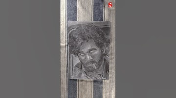 Pushpa 2 Allu Arjun Drawing/How todraw Allu Arjun/Pushpa2 The Rule|#shorts#short#viral#youtubeshorts