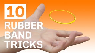 あなたが知りたい 10コの輪ゴムマジック（種明かし）Rubber band magic tricks