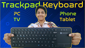 Bluetooth Keyboard with Trackpad