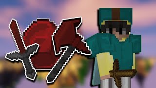 BEDWARS WITH MY *NEW* RED TEXTURE PACK! (+COMMENTARY)