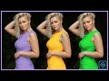 how to change white dress in to any color in  photoshop