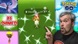 Shiny Morelull Hunt! I didn't think I'd get THIS! (Pokémon GO Festival Of Lights Event)