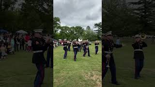 US Marines Corps Band performing at Eisenhower Park, East Meadow, New York
