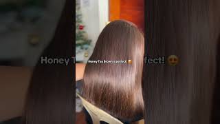 Honey Tea Brown in Bremod is perfect for morenas like the twins 👯 Try it now! #bremod #fyp