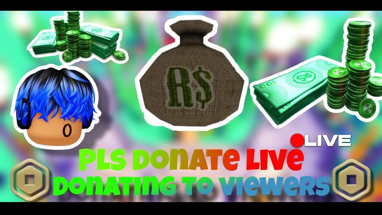 DONATING ROBUX TO VIEWERS...GOAL GET MY FIRST 1K DONATION - YouTube