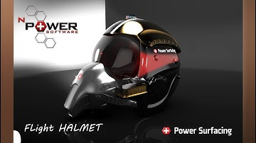 Flight Halmet Surfacing | SOLIDWORKS Tutorial