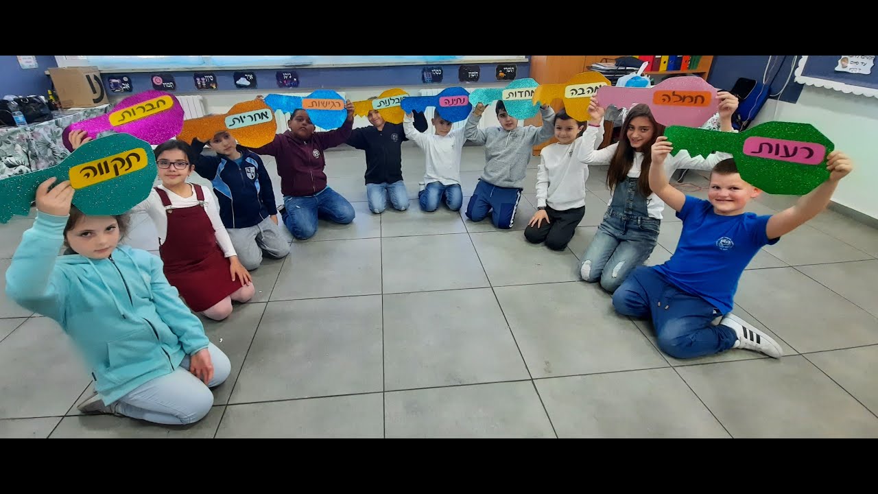 טקס ראש חודש טבת -שבוע השפה העברית וניהול קונפליקטים- בית ספר גילה א