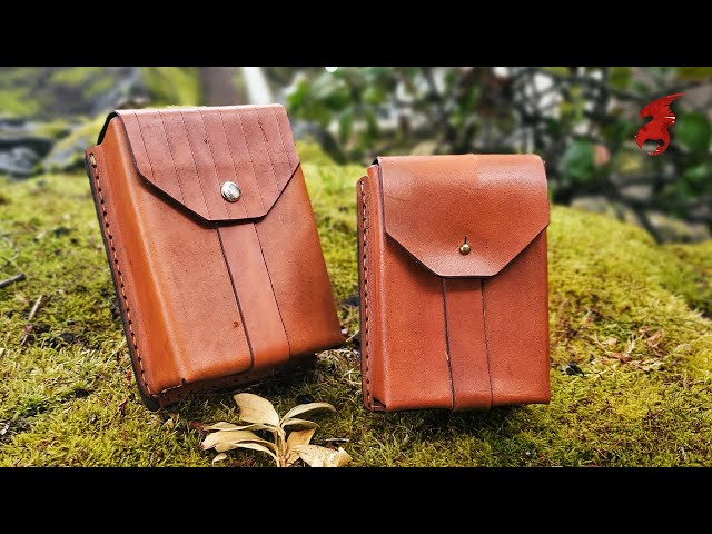 Tutorial + Digital Pattern Download: Basic Leather Belt Box Pouch 