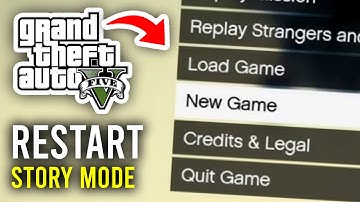 How To Restart GTA 5 Story Mode From Beginning - Full Guide