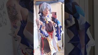 Gānyǔ 💙....#ganyu #ganyucosplay #genshinimpact #honkaistarrail #starrail #cosplay #cosplaycostume
