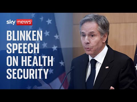 Antony Blinken speech on health security