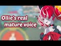 Ollie's real voice after exhausted 【EN Sub / Hololive ID】