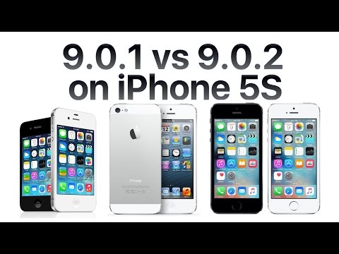 iPhone 5S iOS 9.0.2 vs iOS 9.0.1