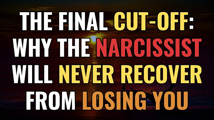 The Final Cut-Off: Why the Narcissist Will Never Recover from Losing You | NPD | Narcissism