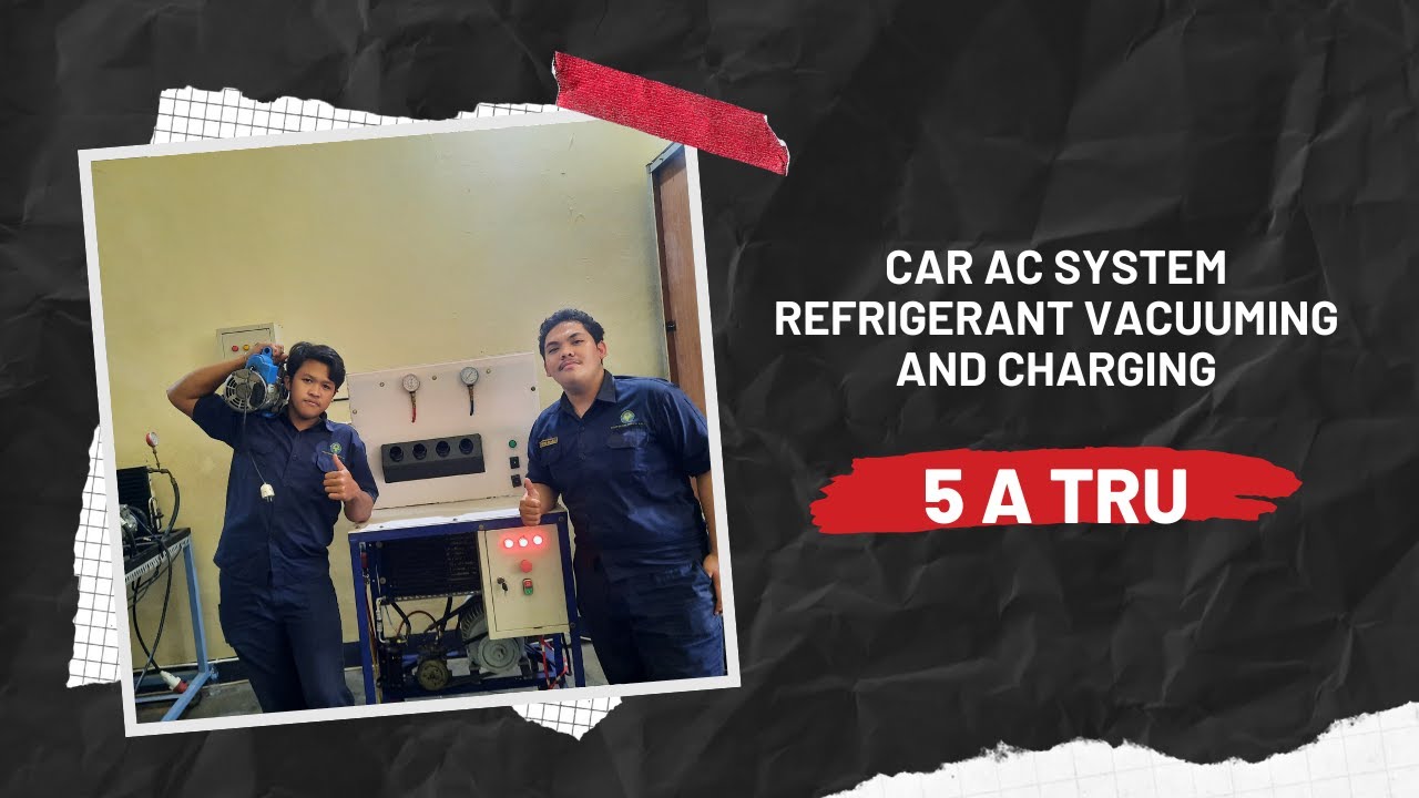 HOW TO VACUUM & FILL REFRIGERANT IN A CAR AC SYSTEM PNB 2022 YouTube