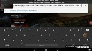 Details Tablet  Accessibility VoiceView Amazon Guide
