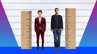 How Much Taller? - Andrew Garfield vs Daniel Tosh!