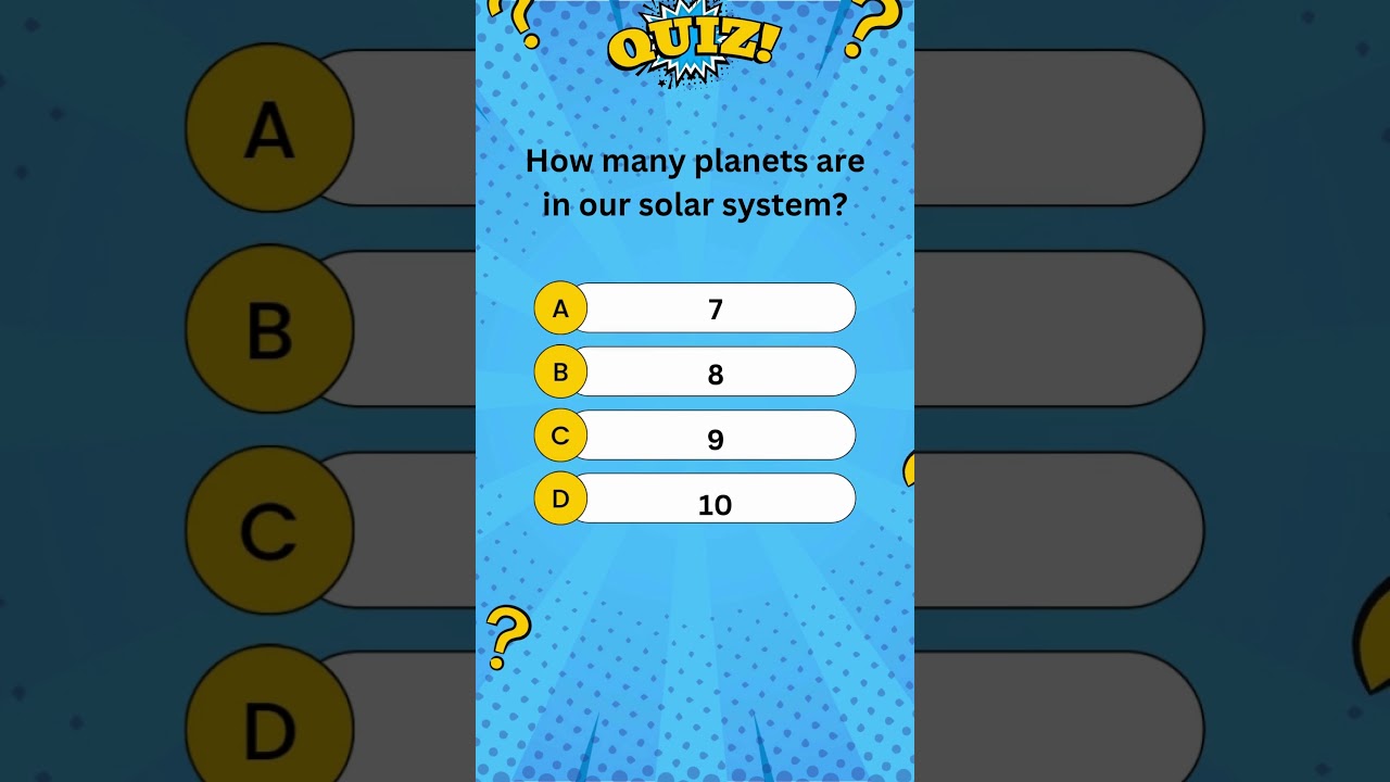 Solar System Showdown: How Many Planets Can You Name? 🌌 