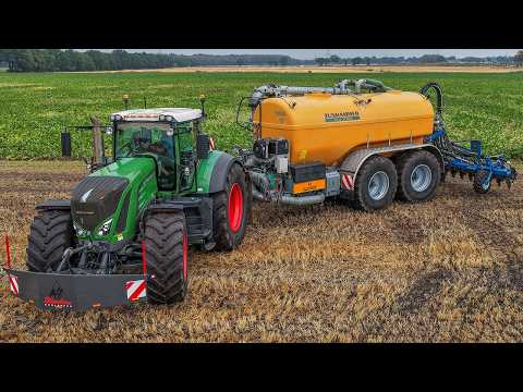 Blaak Loonwerk | Bouwland bemesten | Fendt 939 | Zunhammer 19500 + Meyer Scheibenegge