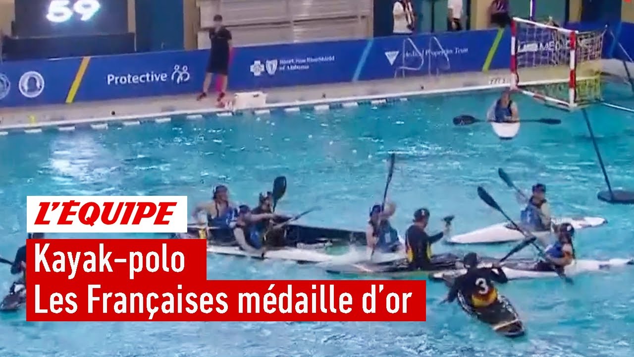 Kayakpolo Les Françaises remportent l'or aux Jeux Mondiaux YouTube