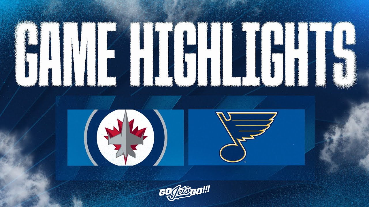 St. Louis Blues vs. Winnipeg Jets - Game Highlights