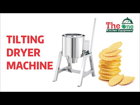 Potato Dryer Machine Tilting / Namkeen Dryer Machine / Oil Dryer Machine / hydro dryer oil extractor