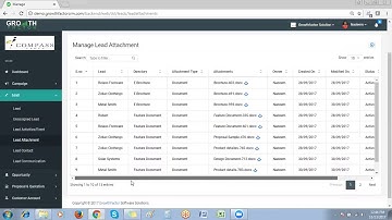 GrowthFactorCRM - A cloud based sales CRM Demo Part 2