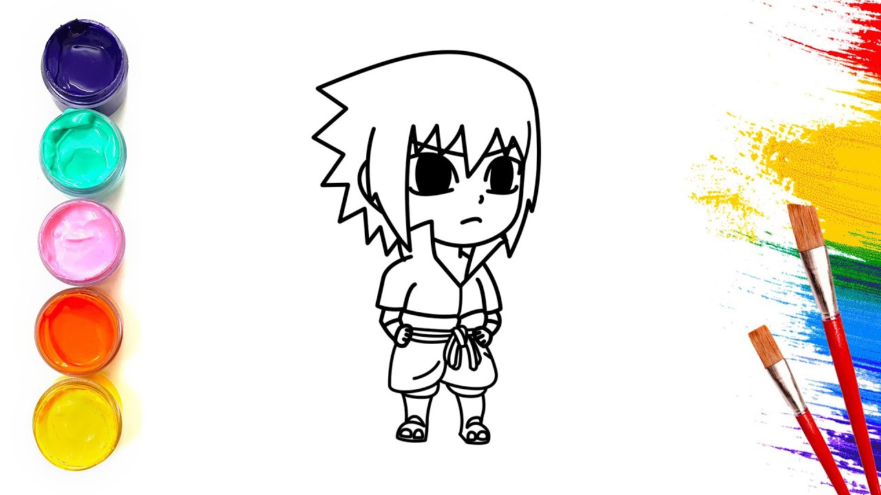 Draw Uchiha Sasuke chibi easy - Hướng dẫn vẽ Sasuke cute ngầu lòi ...