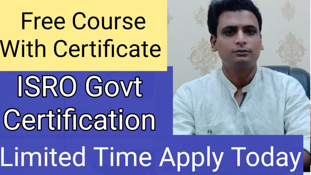 free Course with certificate ISRO - YouTube