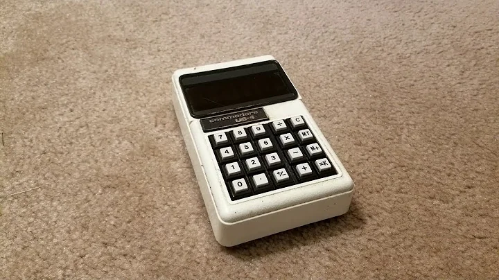 Commodore US-4 VFD Calculator Teardown + Repair