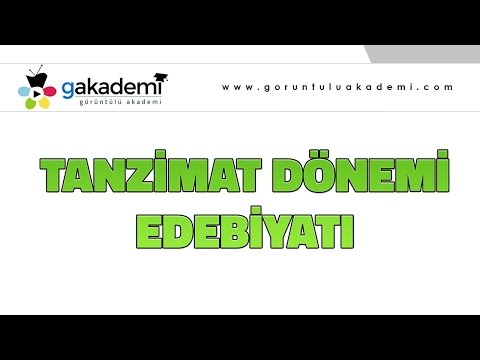Tanzimat Dönemi Edebiyatı