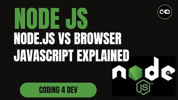 Node.js vs Browser JavaScript | Key Differences Explained for Beginners | Node.js Mastery | #5