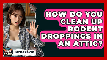 How Do You Clean Up Rodent Droppings In An Attic? - Insects and Invaders