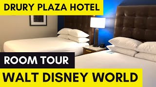 Drury Plaza Hotel Orlando Disney Springs Room Tour | 2 Queen Beds with a Terrace | Walt Disney World