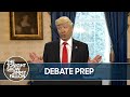 Trump Prepares for His Debate Against Vice President Biden | The Tonight Show