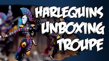 Harlequin Troupe Unboxing Solitaire New Eldar