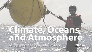 Info Session: Climate, Oceans and Atmosphere Program 2023