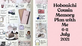 HOBONICHI COUSIN AVEC || Plan with me Weekly memory  5-11  July 2021