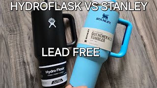 NO LEAD Alternative Hydro Flask Travel vs Stanley Flow State Quencher TUMBLER REVIEW