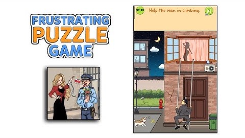 Frustrating Puzzle Game level 26 | help the man in climbing. Gameplay