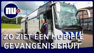 Justitie geeft kijkje in grootste mobiele gevangenis van Europa | NU.nl