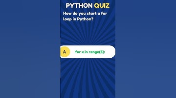 Python Quiz - MCQ -12 Python Questions and Answers ! #shorts
