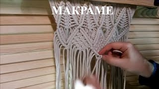 Как связать MACRAME /мастер класс вязание / своими руками /Панно Салфетка / бриды