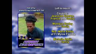 Anthony Jean Baptiste llong 1