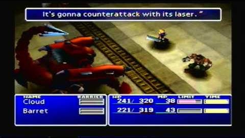 FFVII - Guard Scorpion Boss Battle