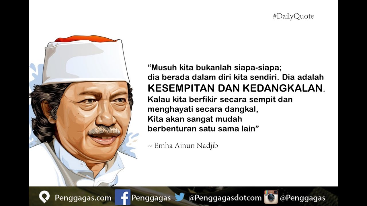 Quotes Cak Nun Cinta  Kata Kata Mutiara
