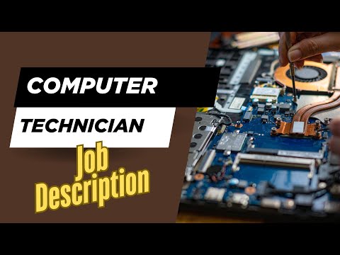 Entry Level Computer Technician Job Description