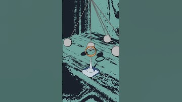 Stylized 3D Pendulum Swing Loop | Looks 2D, Feels Hypnotic #animation #asmr #3dmodeling #3danimation