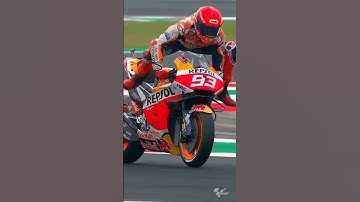 Marc Marquez sent sky wards before superman save /2021 #Emilia RomagnaGP #youtubeshort #ktms
