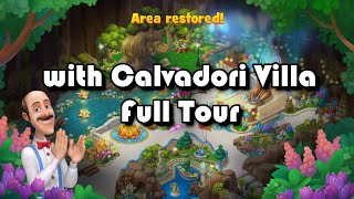 Gardenscapes New Acres Calvadori Villa Complete - Full Tour - Calvadori's Final Garden - Day 5 screenshot 3